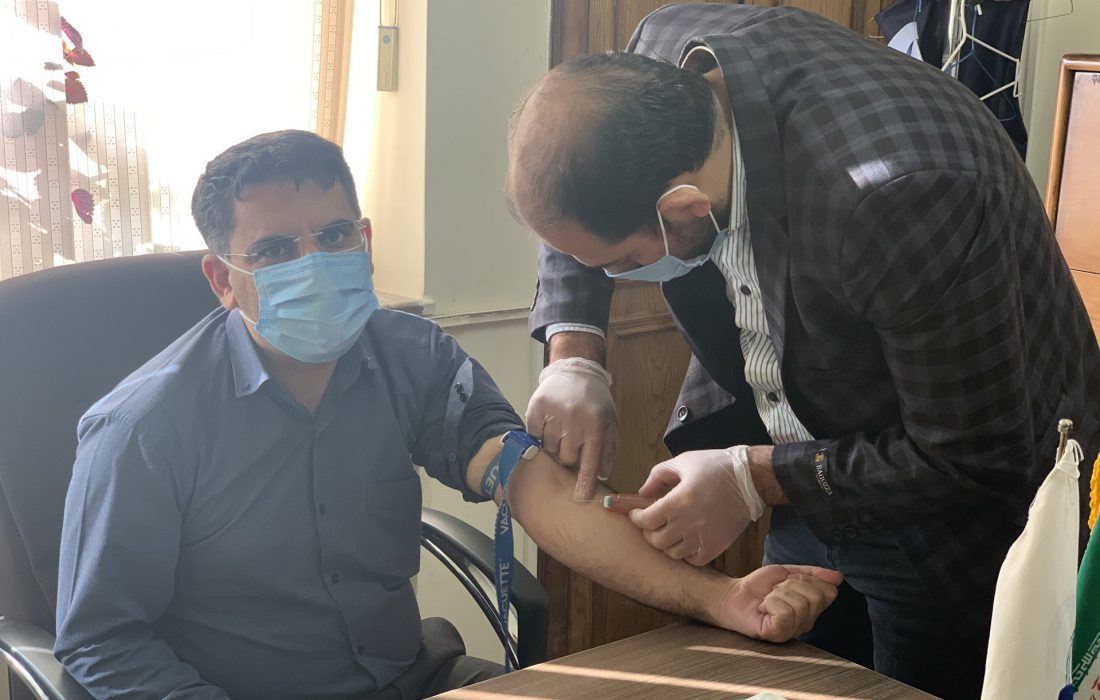 آزمایش خون و تست کرونا همکاران سازمان