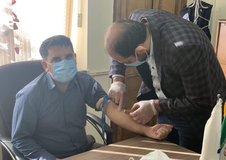 آزمایش خون و تست کرونا همکاران سازمان